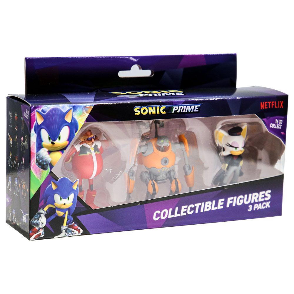 Sonic - Figures Window Box - 3pcs