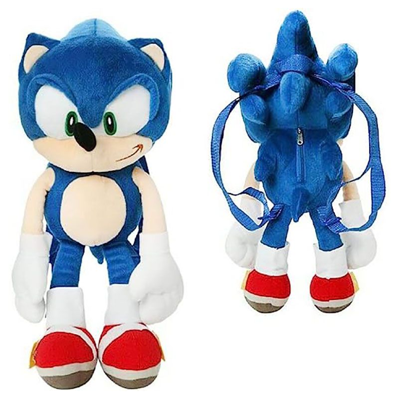 Sonic - Plush Backpack - 17-Inch - Style May Vary