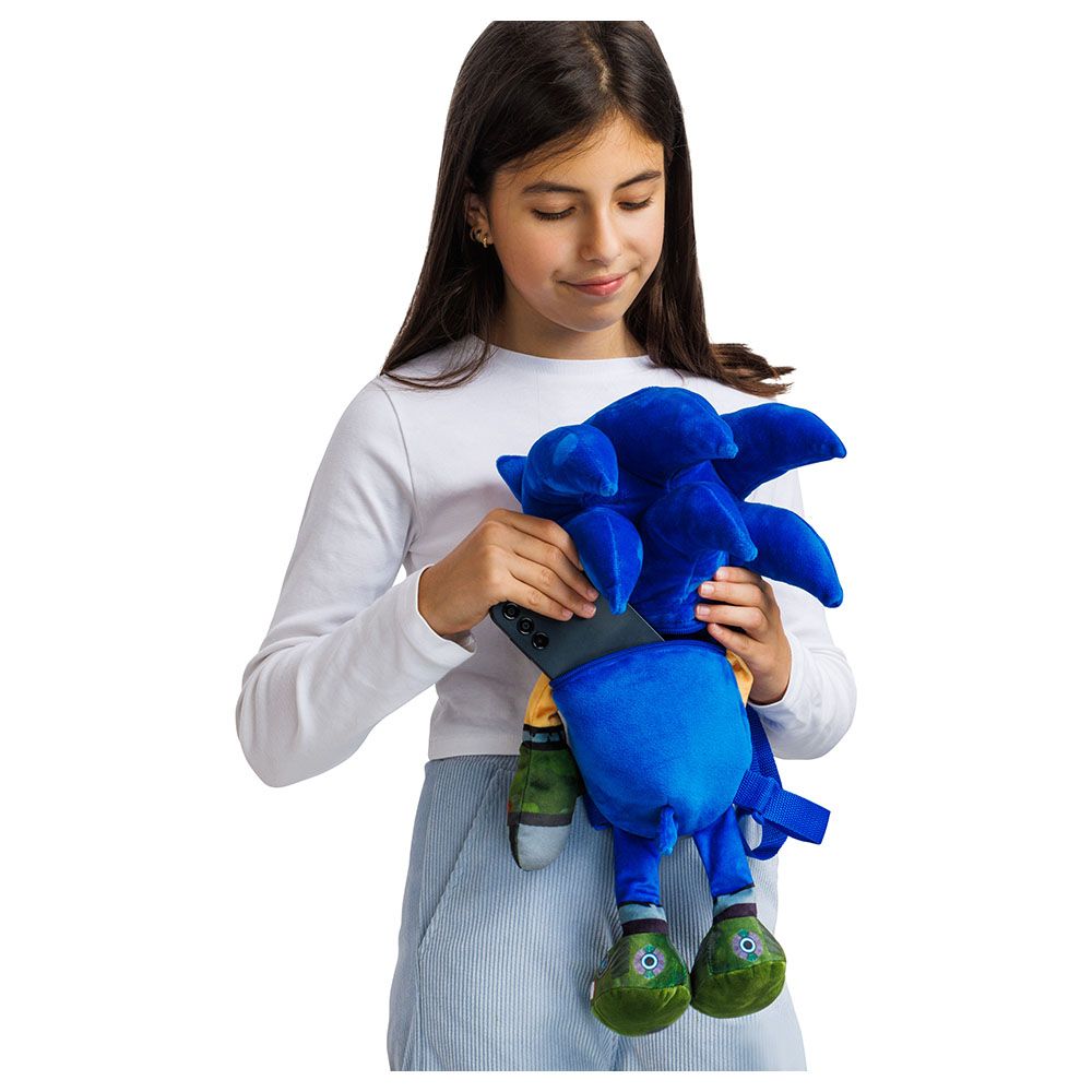 Sonic - Plush Backpack - 17-Inch - Style May Vary