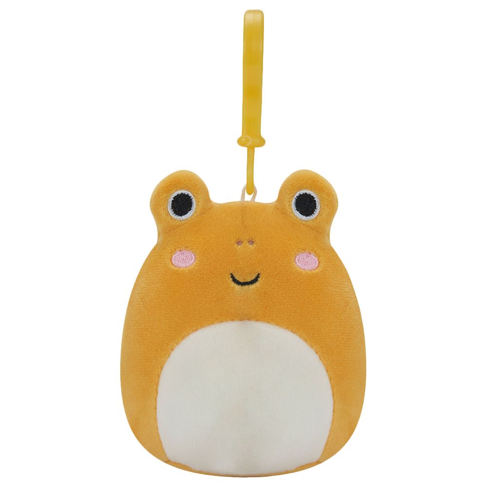 Squishmallows - Leigh The Toad Clip-On Plush Toy - 3.5-Inch - Orange