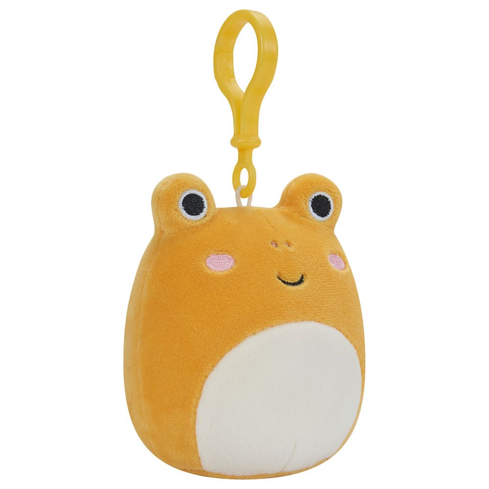 Squishmallows - Leigh The Toad Clip-On Plush Toy - 3.5-Inch - Orange