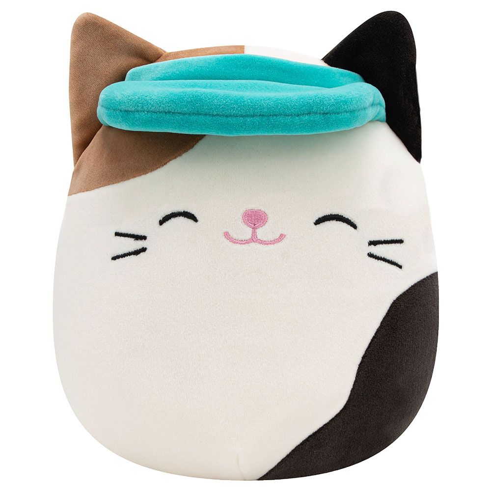 Squishmallows - Cam The Cat W/ Hat Plush Toy - 7.5-Inch