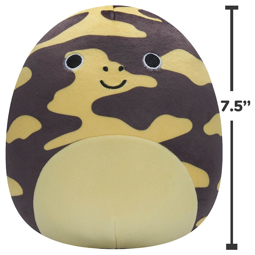 Squishmallows - Forest Salamander Plush Toy - 7.5-Inch - Black/Yellow