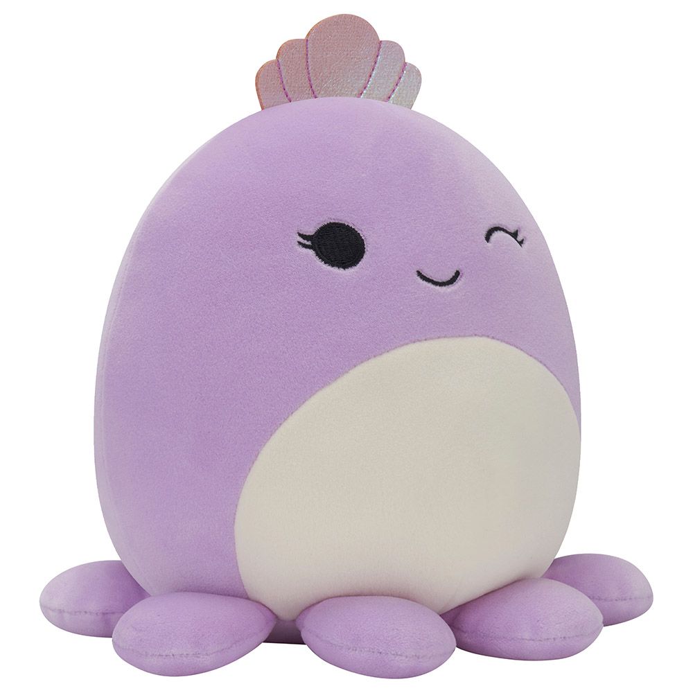 Squishmallows - Violet The Octopus W/ Crown Plush Toy - 7.5-Inch