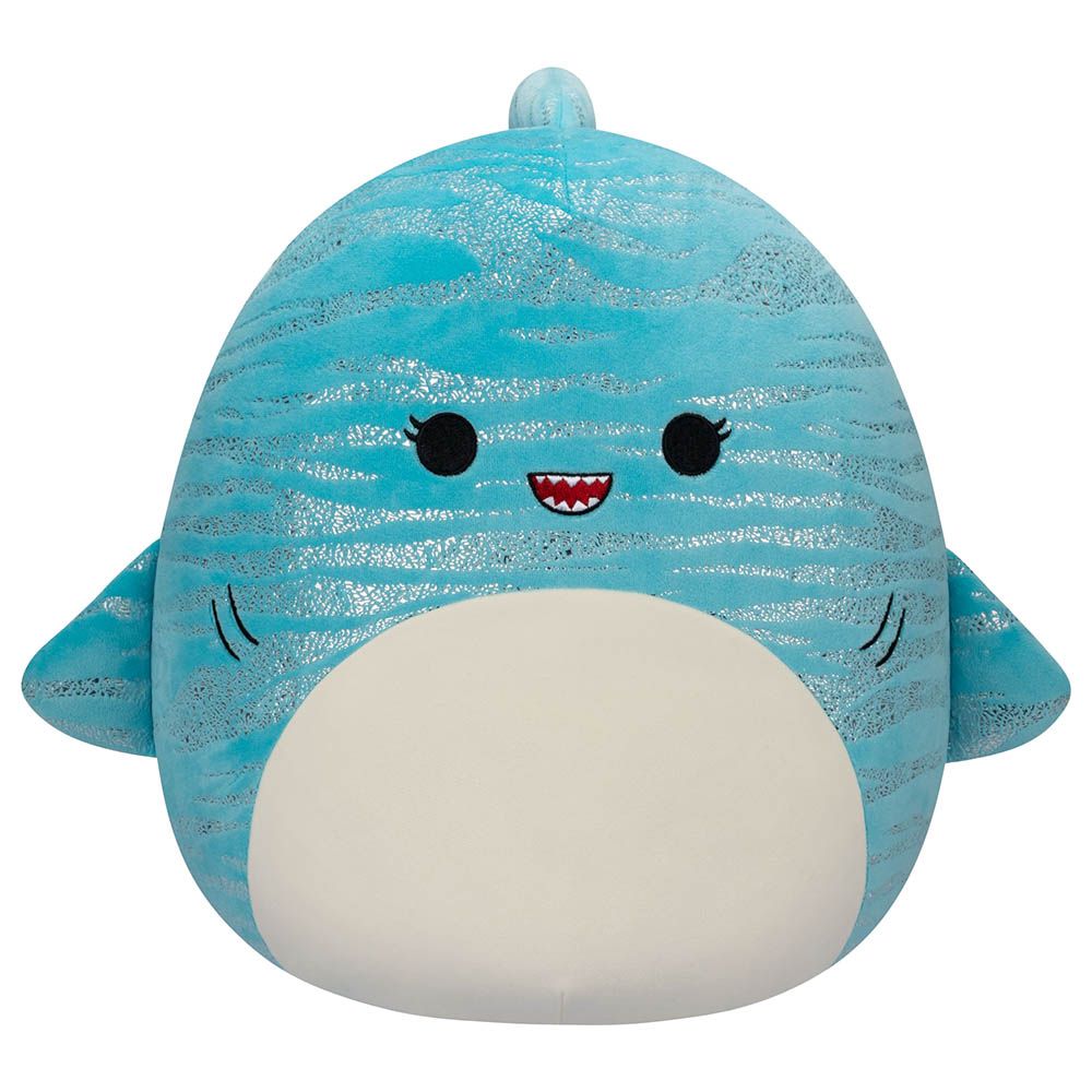 Squishmallows - Lamar The Blue Whale Shark Plush Toy - 12-Inch - Blue