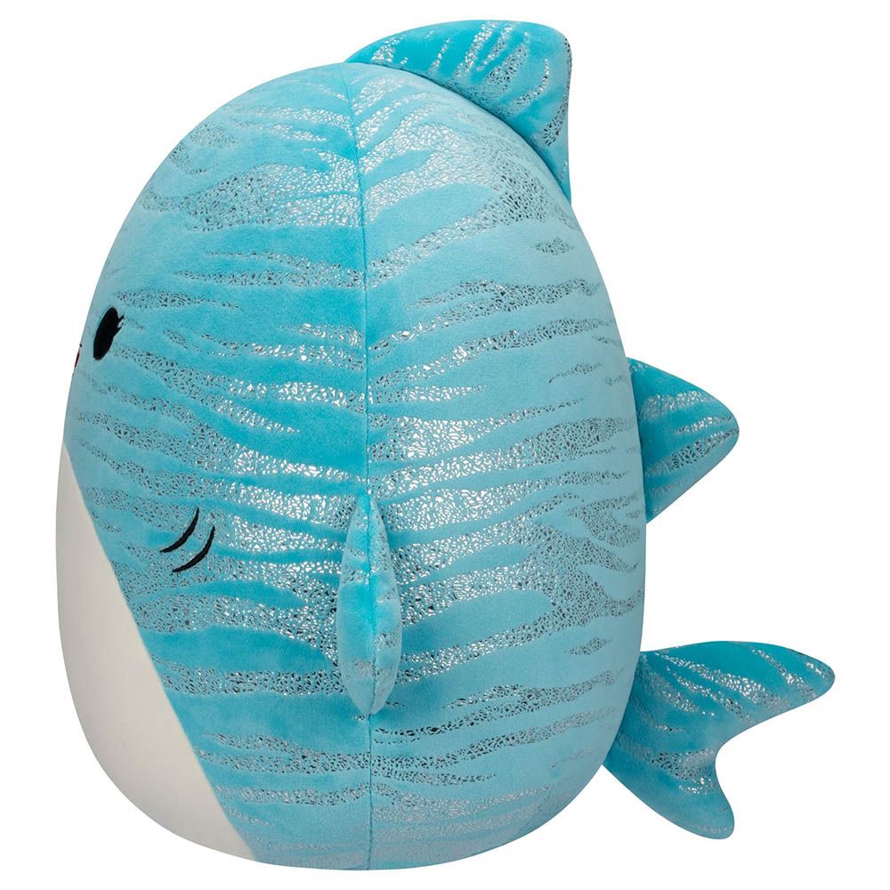 Squishmallows - Lamar The Blue Whale Shark Plush Toy - 12-Inch - Blue