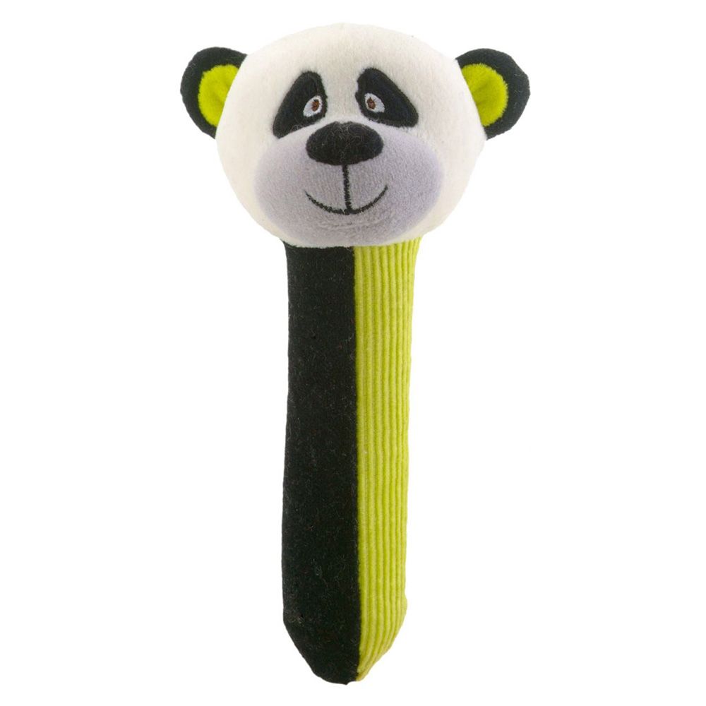 Fiesta Crafts - Squeakaboo Panda - Green & Black