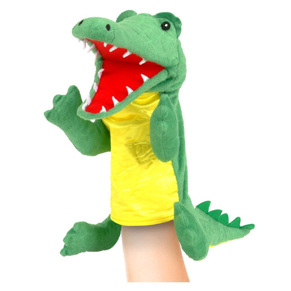 Fiesta Crafts - Hand Puppet Crocodile - Green