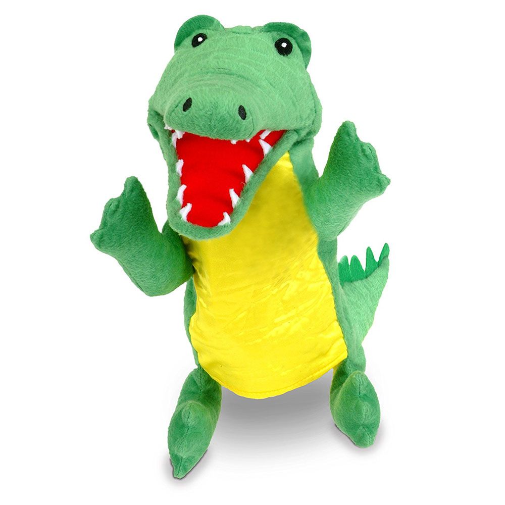 Fiesta Crafts - Hand Puppet Crocodile - Green