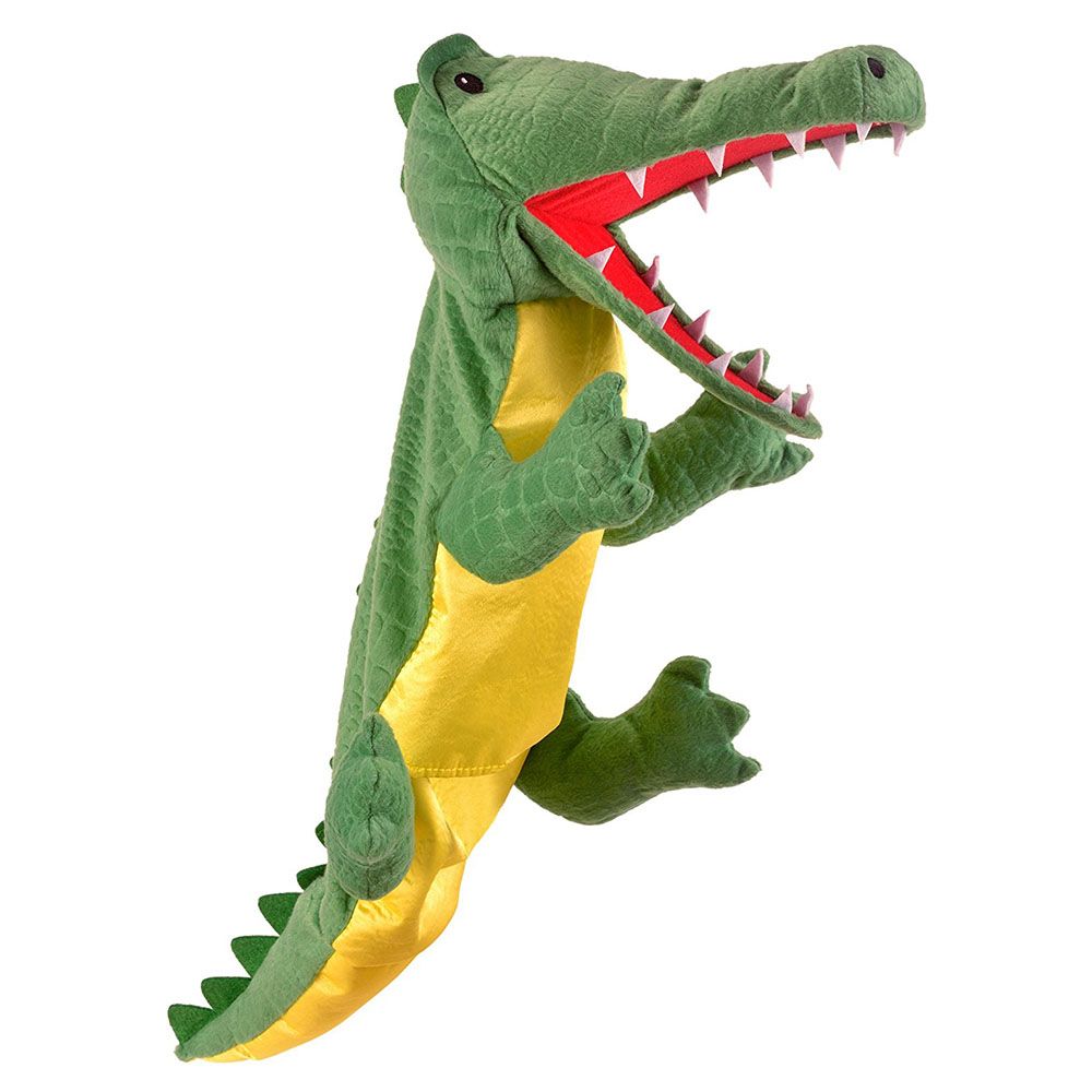 Fiesta Crafts - Hand Puppet Crocodile - Green