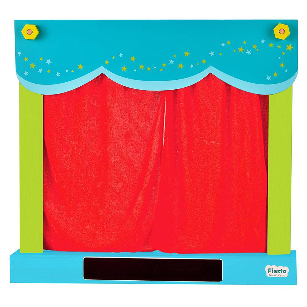 Fiesta Crafts - Carry Case Hand Puppet Theatre & Shop