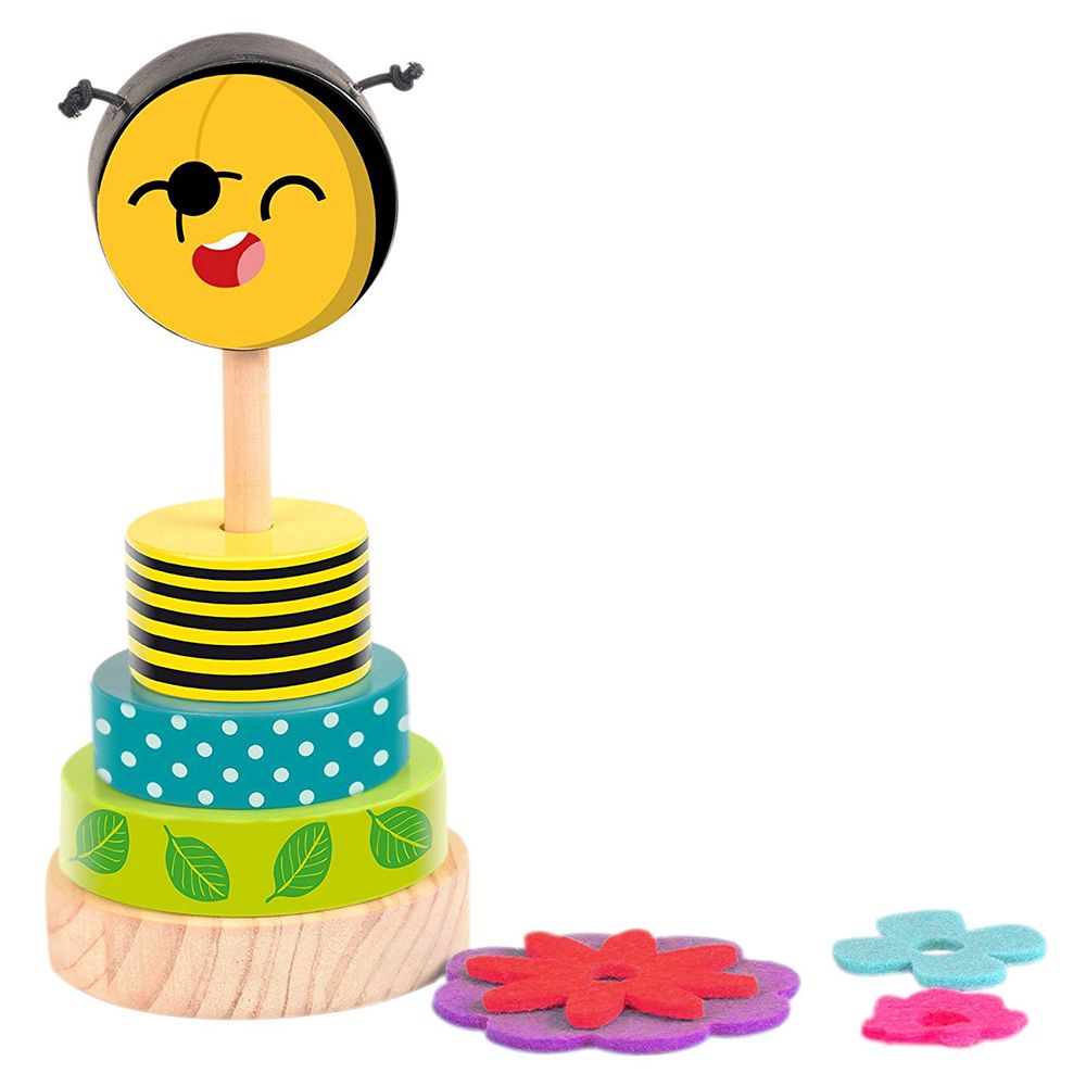 Fiesta Crafts - Bee Stacking Rings 10pcs