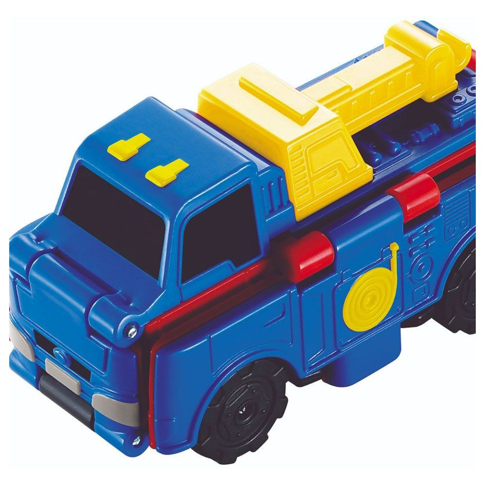 Transracers - 2-In-1 Cons Vehicle Tow Truck & Dump Truck