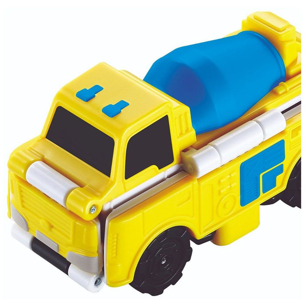 Transracers - 2-In-1 Cons Cement Mixer & Trencher Vehicle