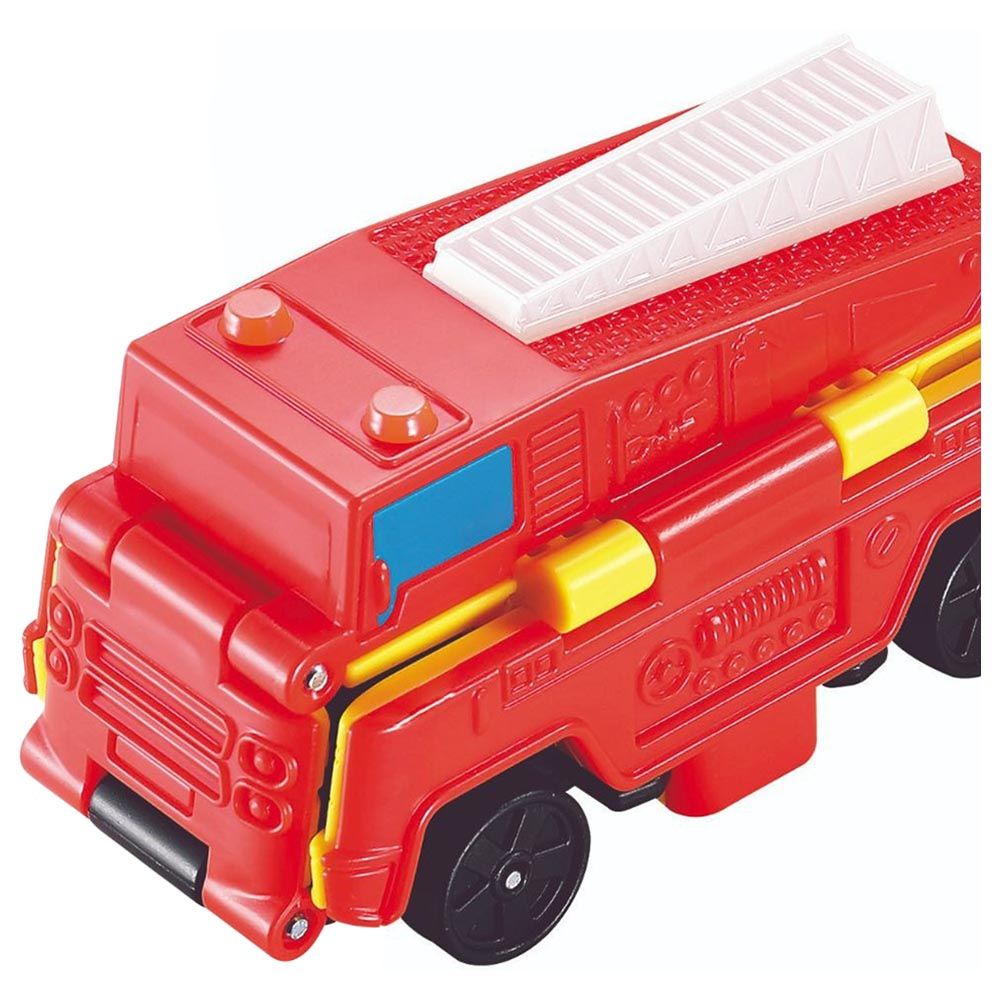 Transracers - 2-In-1 Special Vehicle - Fire Engine & Jeep