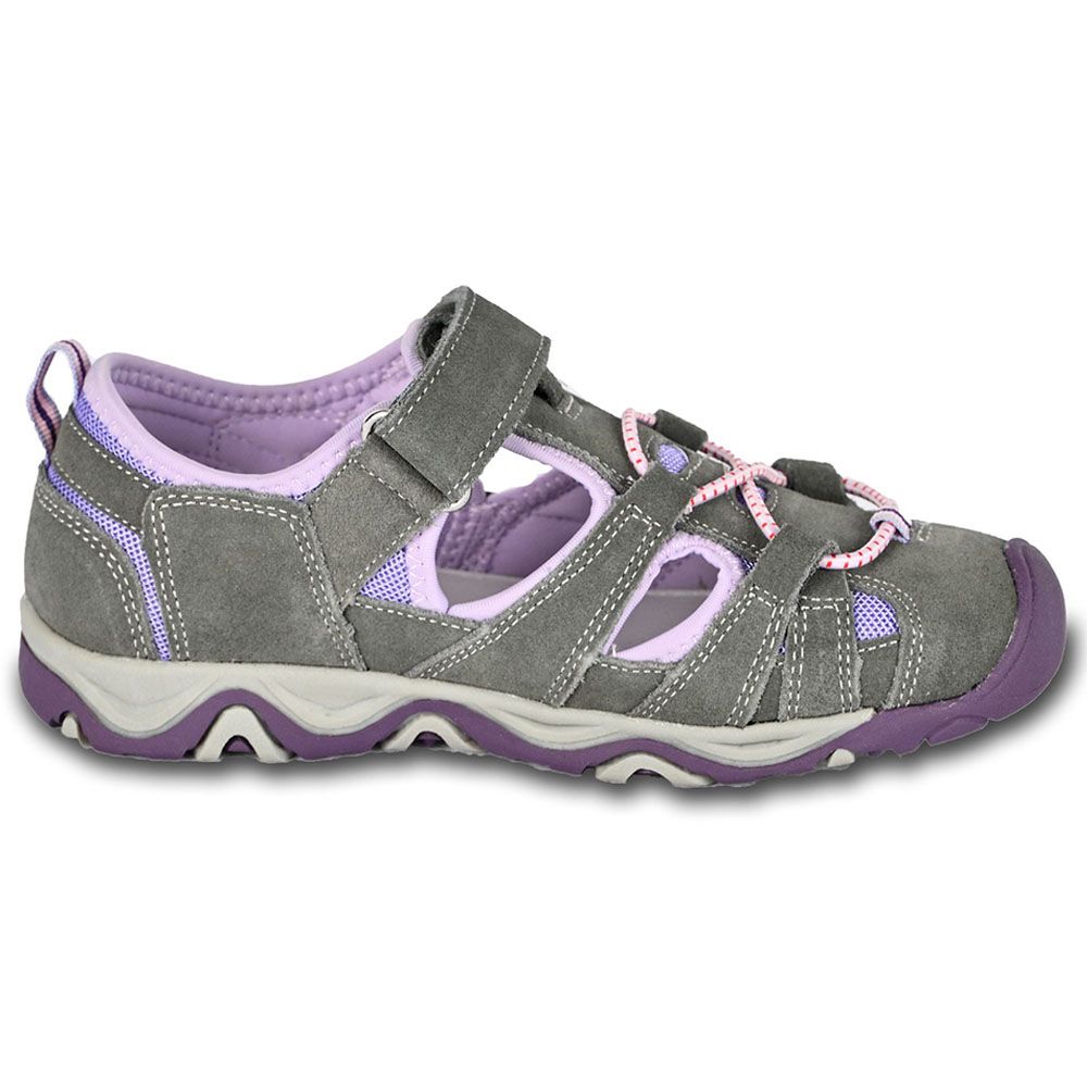 Protetika - Dafy Lila Girls Sandals W/Arch Support - Grey