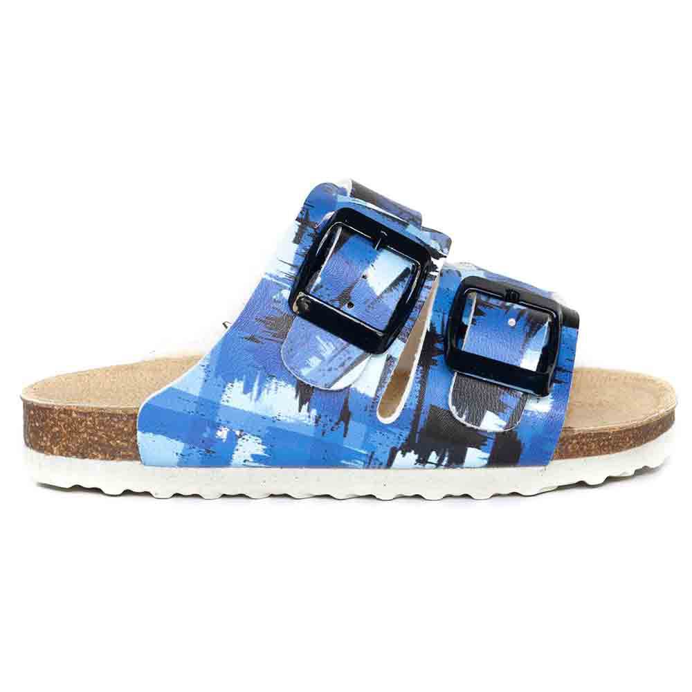 Protetika - Orthopedic T94 White-Blue Sandals