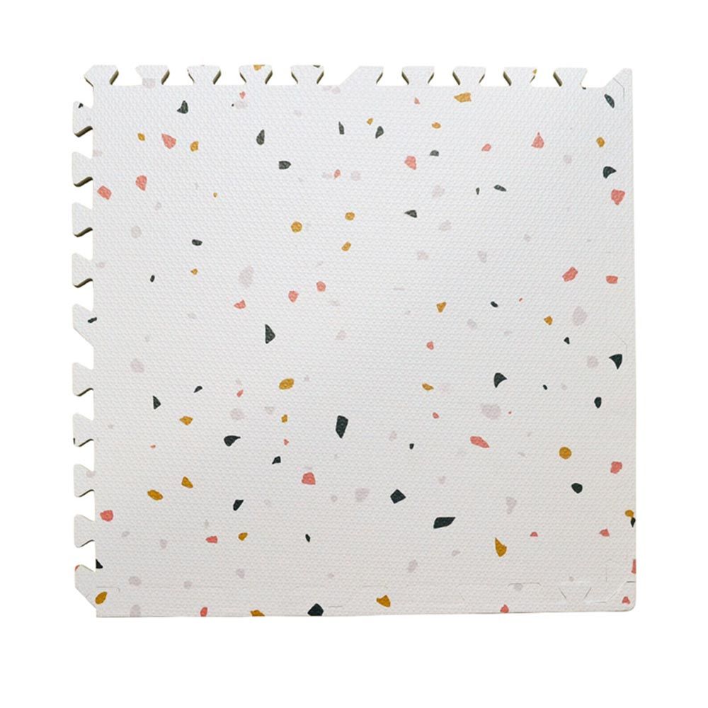 Bumble & Bird - Babysafe Play Mat - Terrazzo - Ivory White - 6pcs