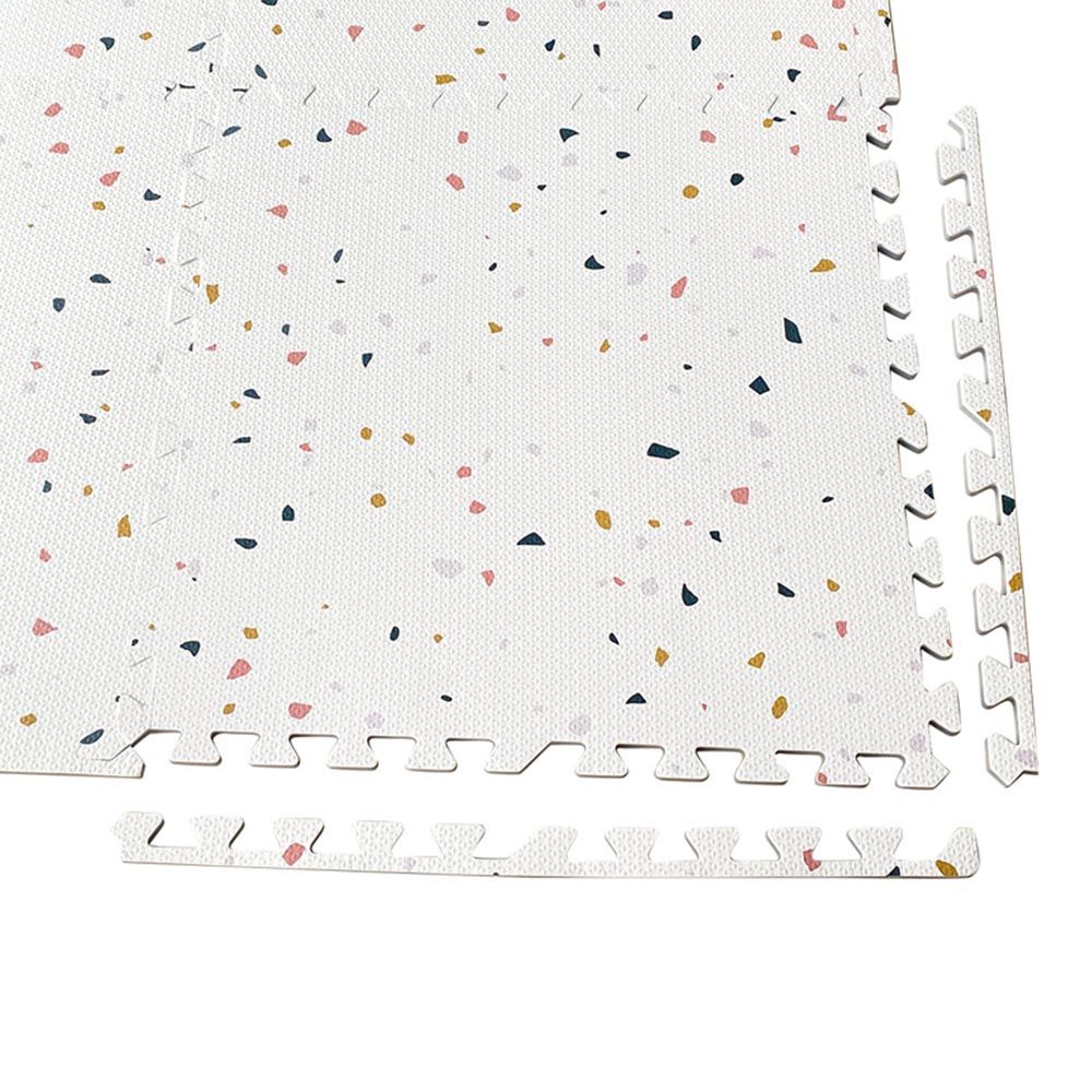 Bumble & Bird - Babysafe Play Mat - Terrazzo - Ivory White - 6pcs