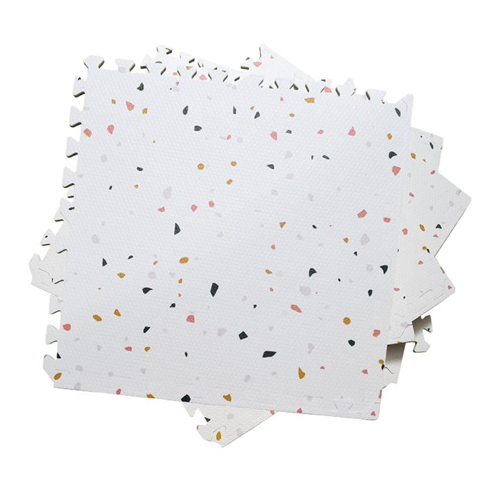 Bumble & Bird - Babysafe Play Mat - Terrazzo - Ivory White - 6pcs