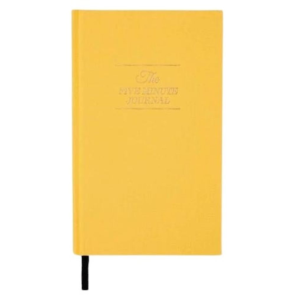 Intelligent Change - Five Minute Journal - Yellow/Gold