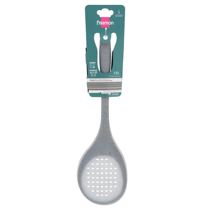 Fissman - Slotted Spoon Mauris - 34cm - Grey