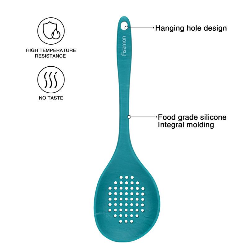 Fissman - Slotted Spoon Lucretia Series w/ Nylon & Silicone - Green