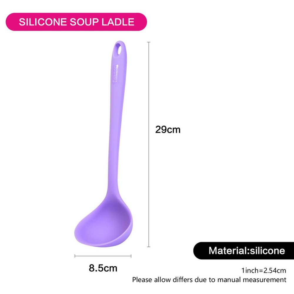 Fissman - Soup Ladle Iris Series Silicone - 29Cm - Purple