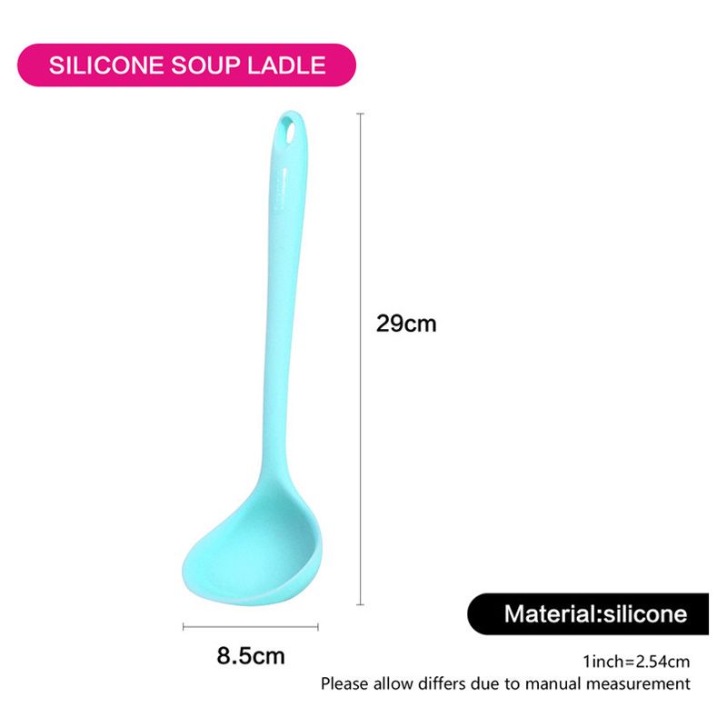 Fissman - Silicone Soup Ladle Iris Series - 29cm - Mint Green