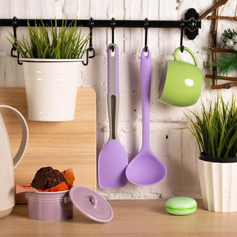 Fissman - Silicone Soup Ladle Iris Series - 29cm - Purple