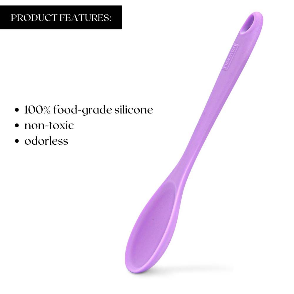 Fissman - Silicone Serving Spoon Iris Series - 27Cm - Purple