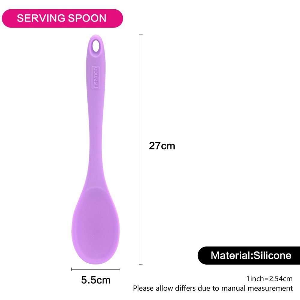 Fissman - Silicone Serving Spoon Iris Series - 27Cm - Purple