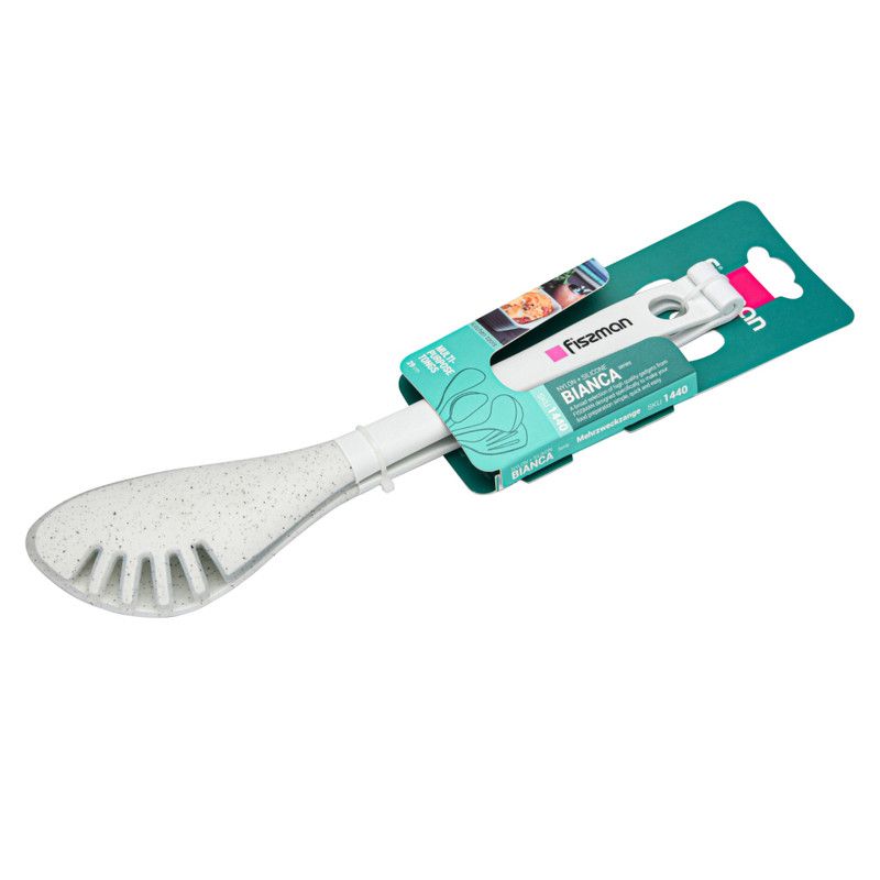 Fissman - Multi-Purpose Tongs Bianca Series w/ Nylon & Silicone - White