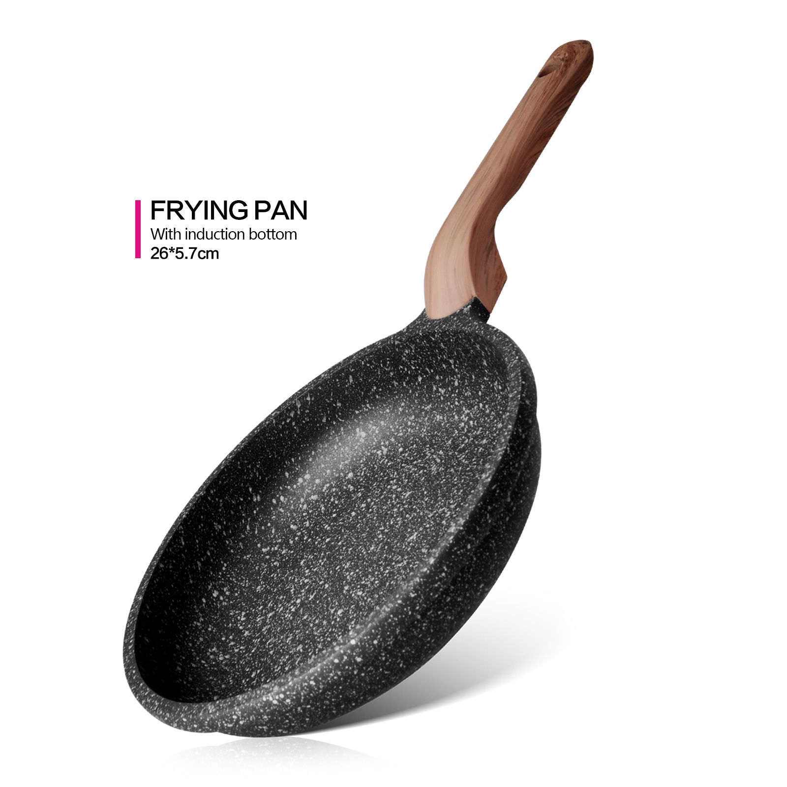 Fissman - Frying Pan Space Stone - Aluminium - 26cm