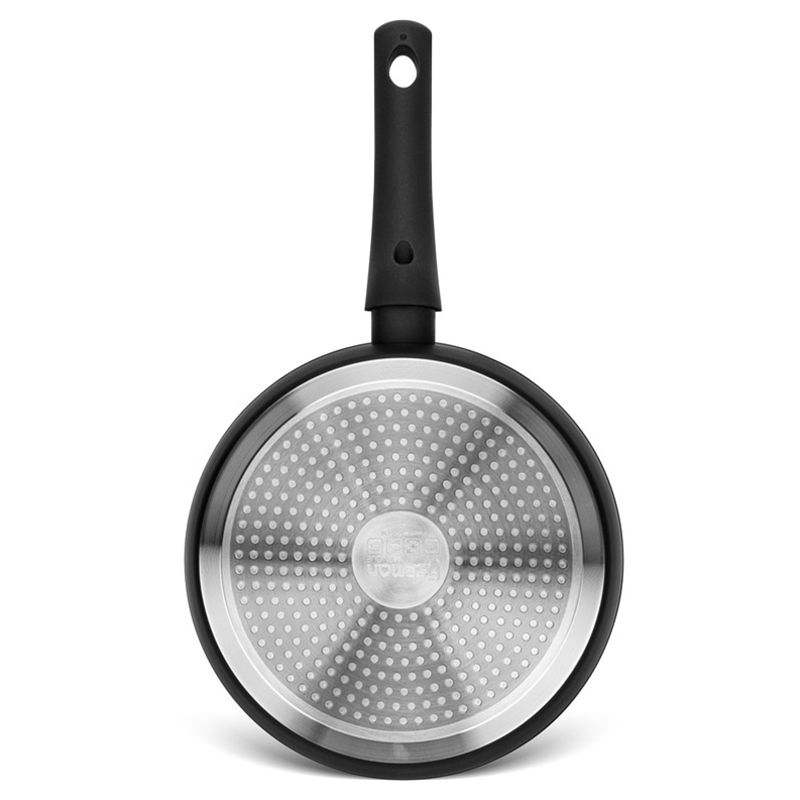 Fissman - Deep Frying Pan Monique Series - 24cm - Black/White