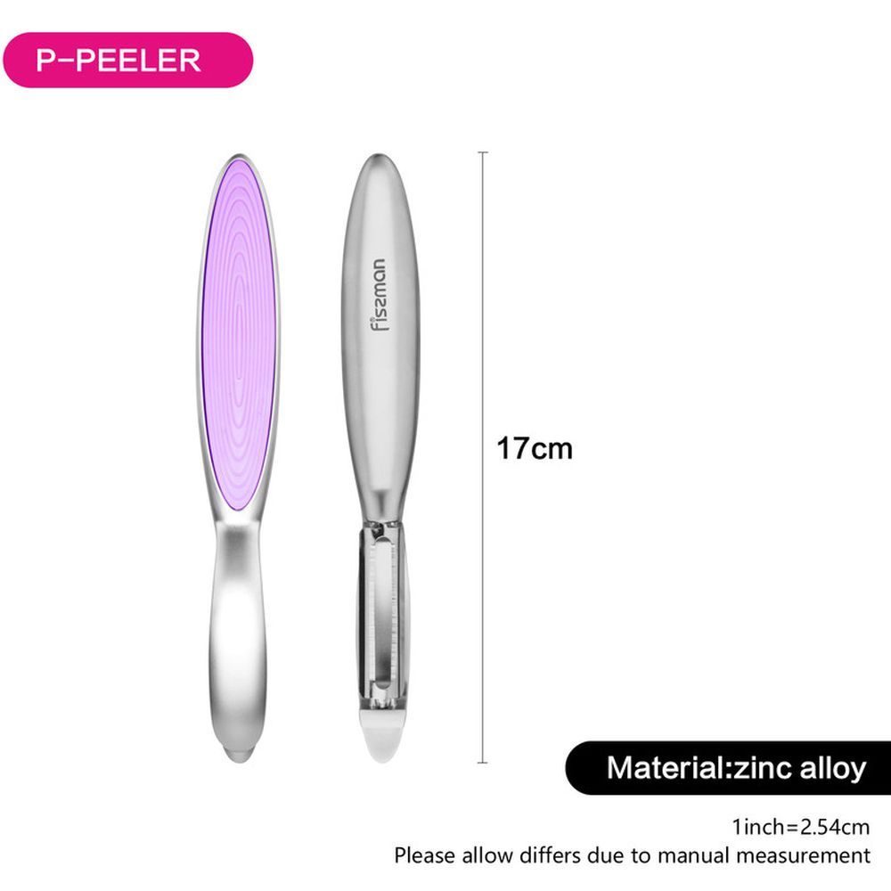 Fissman - Y-Peeler Luminica Series - 10Cm - Silver/Purple