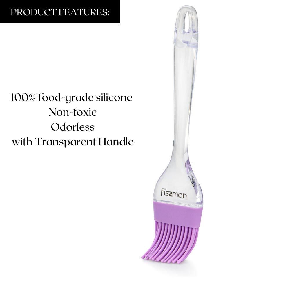 Fissman - Marinating Kitchen Brush w/ Handle - 22Cm - Purple