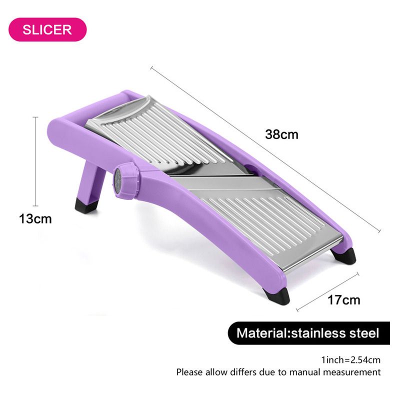 Fissman - Adjustable Mandoline Slicer Profi - 38?17?13cm - Purple