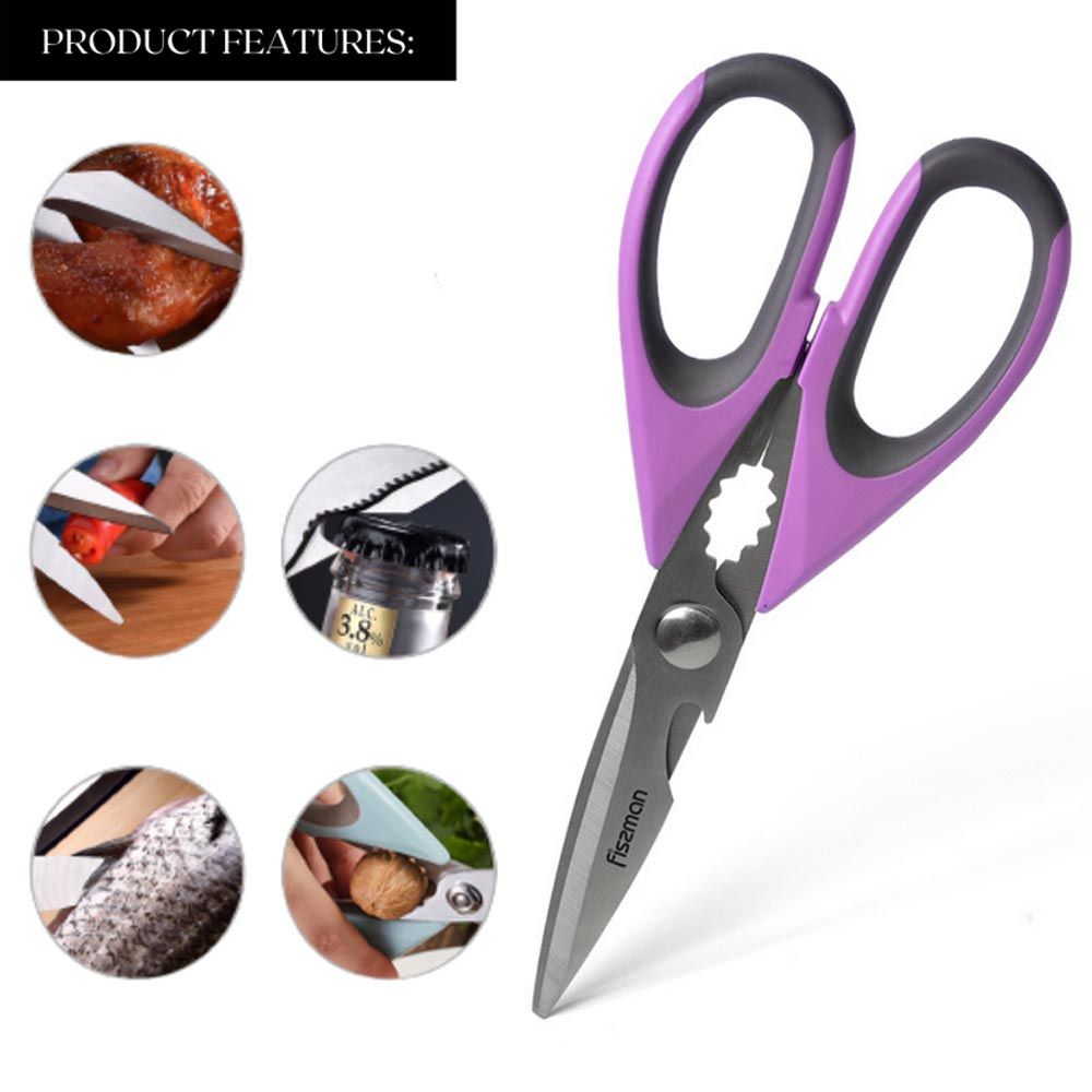 Fissman - Kitchen Scissors - 20Cm - Purple