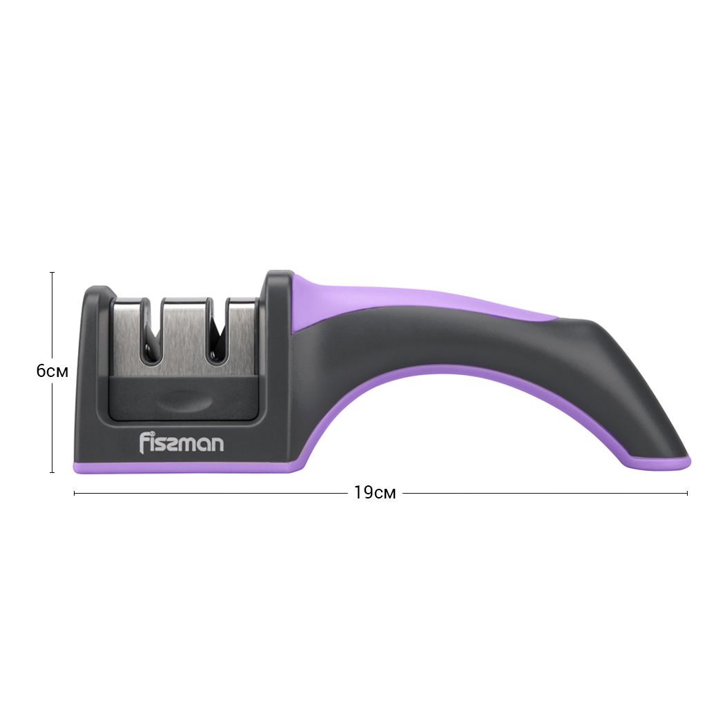 Fissman - Sharpener For Two-Step Sharpening - 19x5x6cm - Lilac