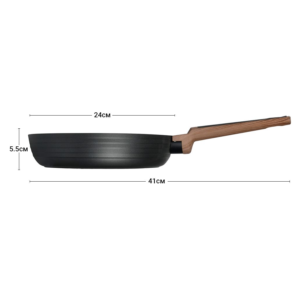 Fissman - Frying Pan Diamond - Aluminium - 24cm