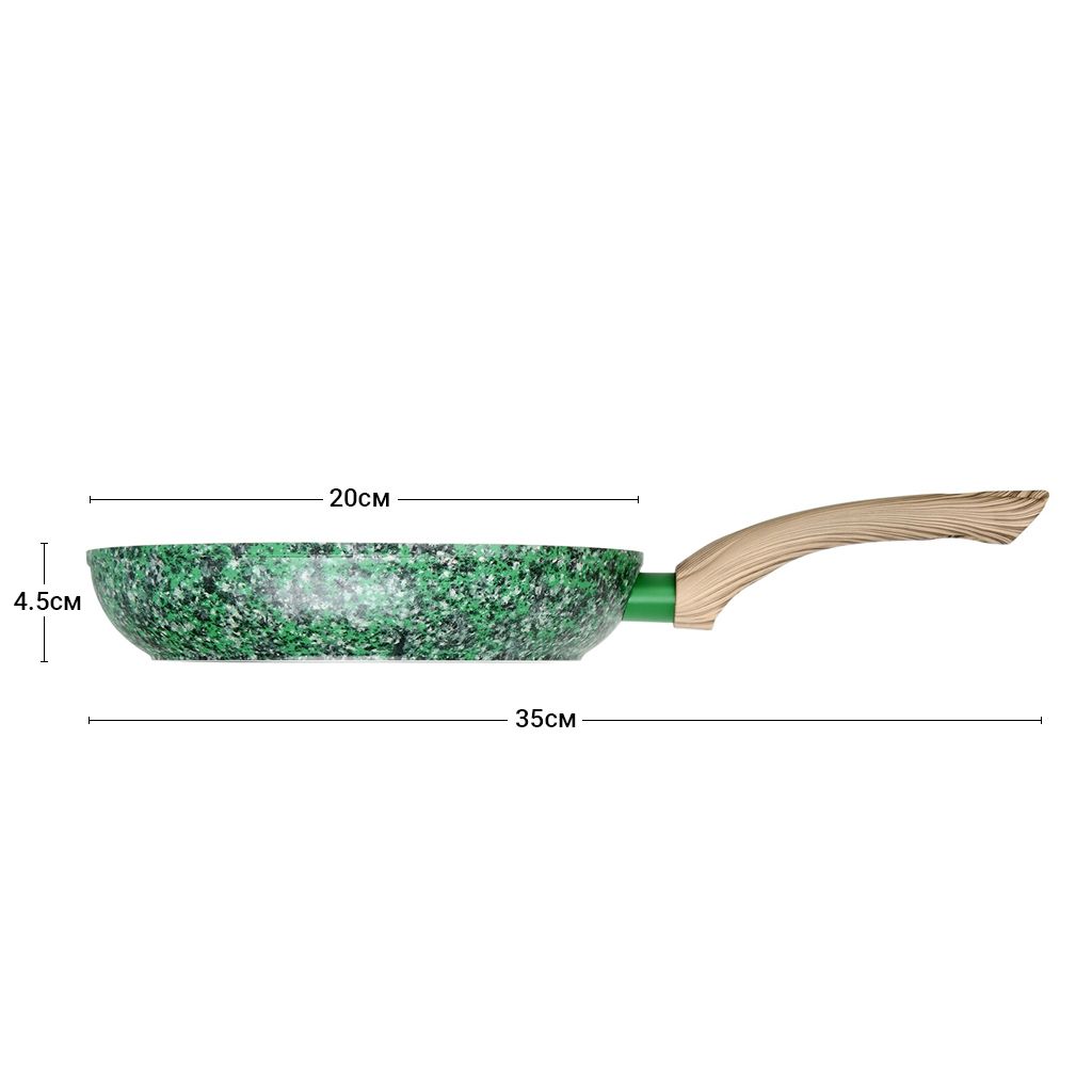 Fissman - Frying Pan Aluminium Malachite Series - 20x4.5cm