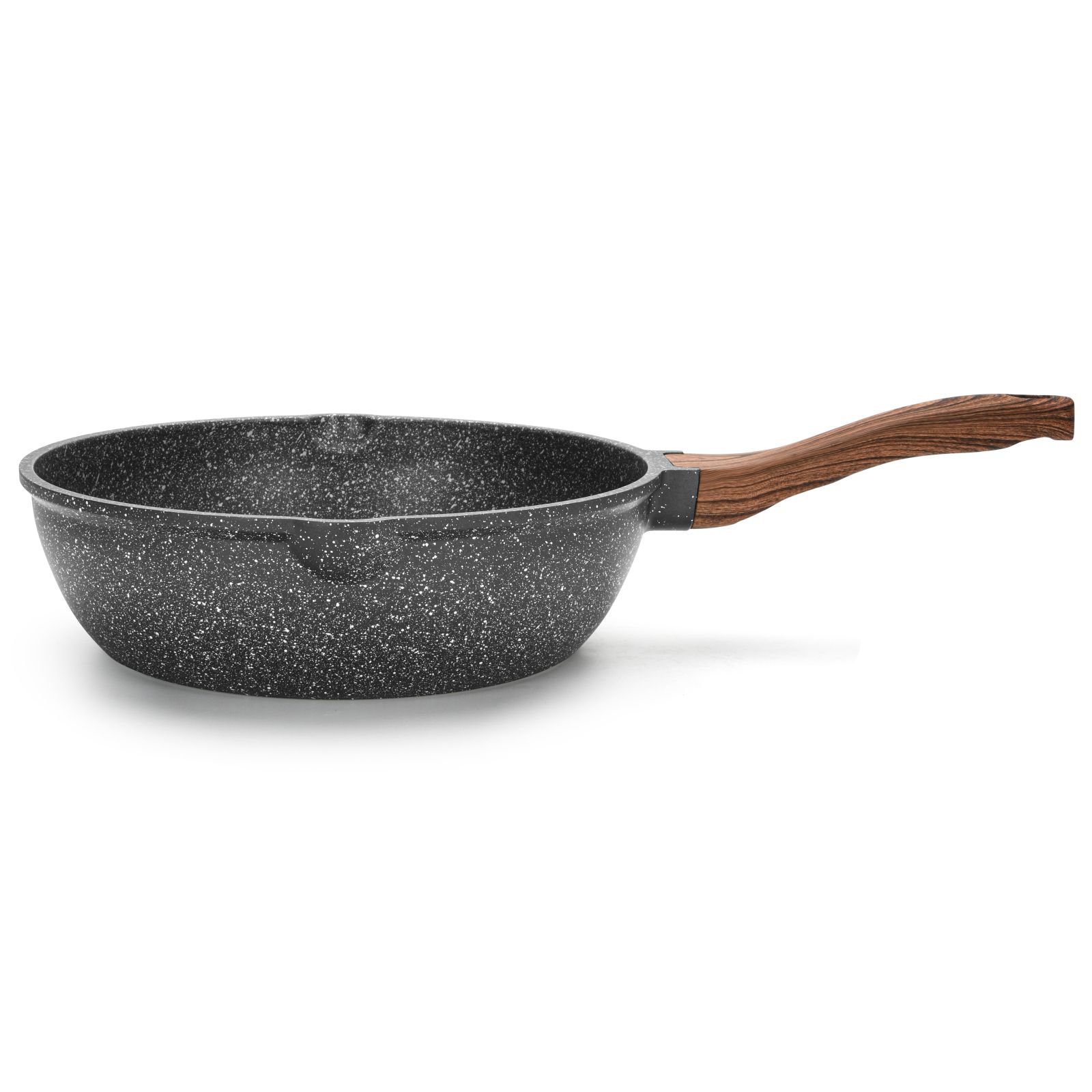 Fissman - Deep Frying Pan Dakjjim w/ Induction Bottom - Aluminium - 24x7cm