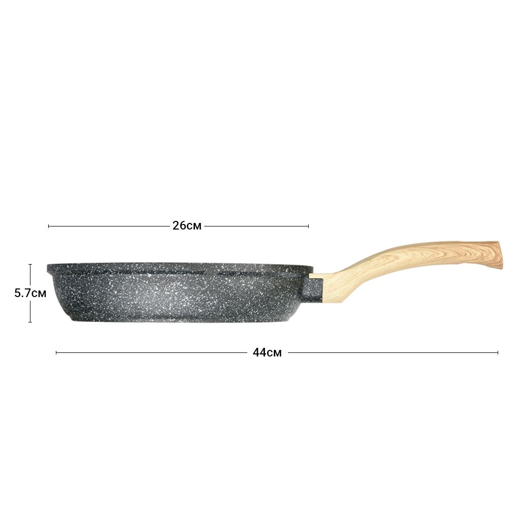 Fissman - Frying Pan Allende 26x5.7cm w/ Induction Bottom Aluminium 