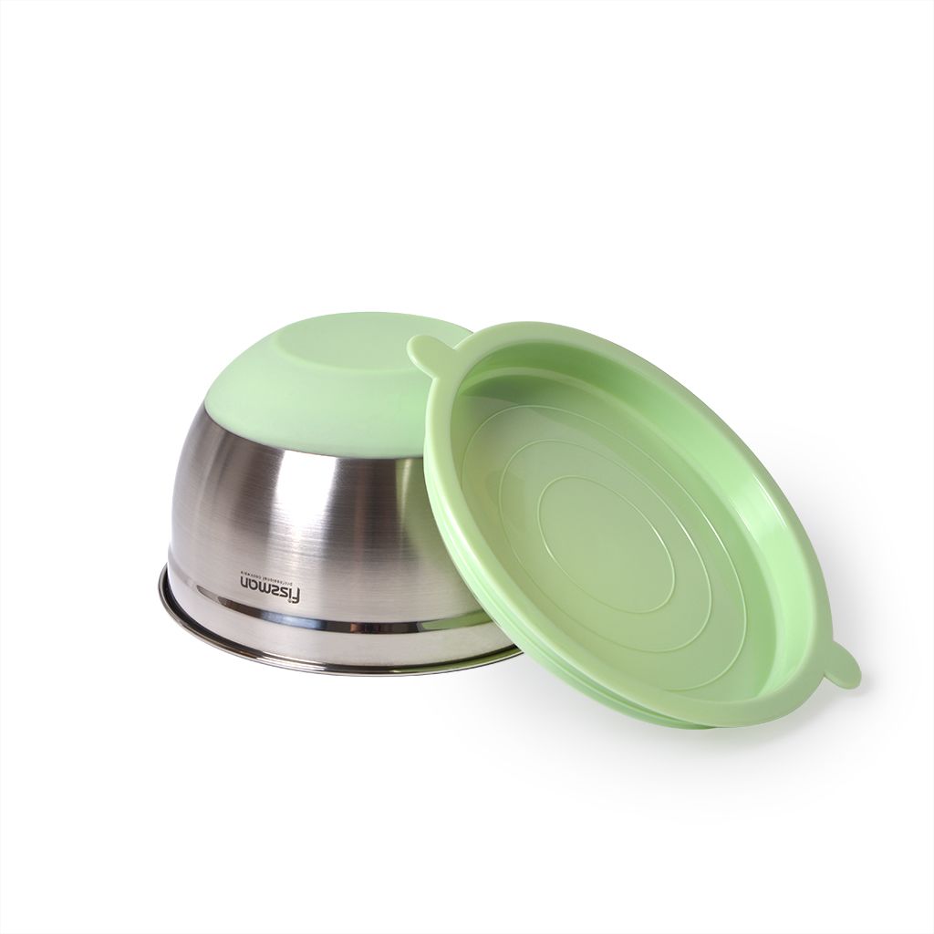 Fissman - Mixing Bowl w/ Silicone Bottom - 20x12cm - 3 L - Green