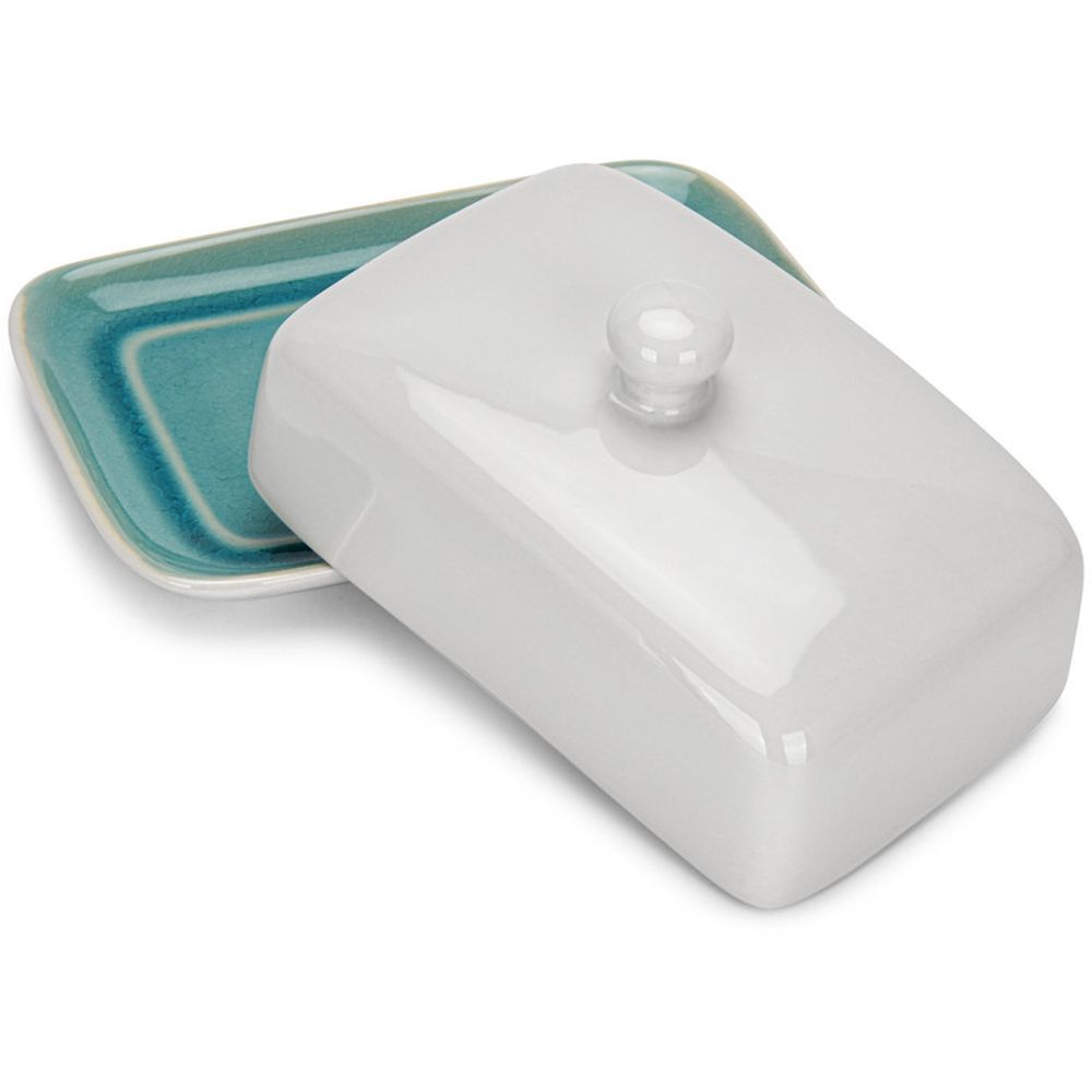 Fissman - Ceramic Azure Butter Dish Celine - 20X10.5Cm