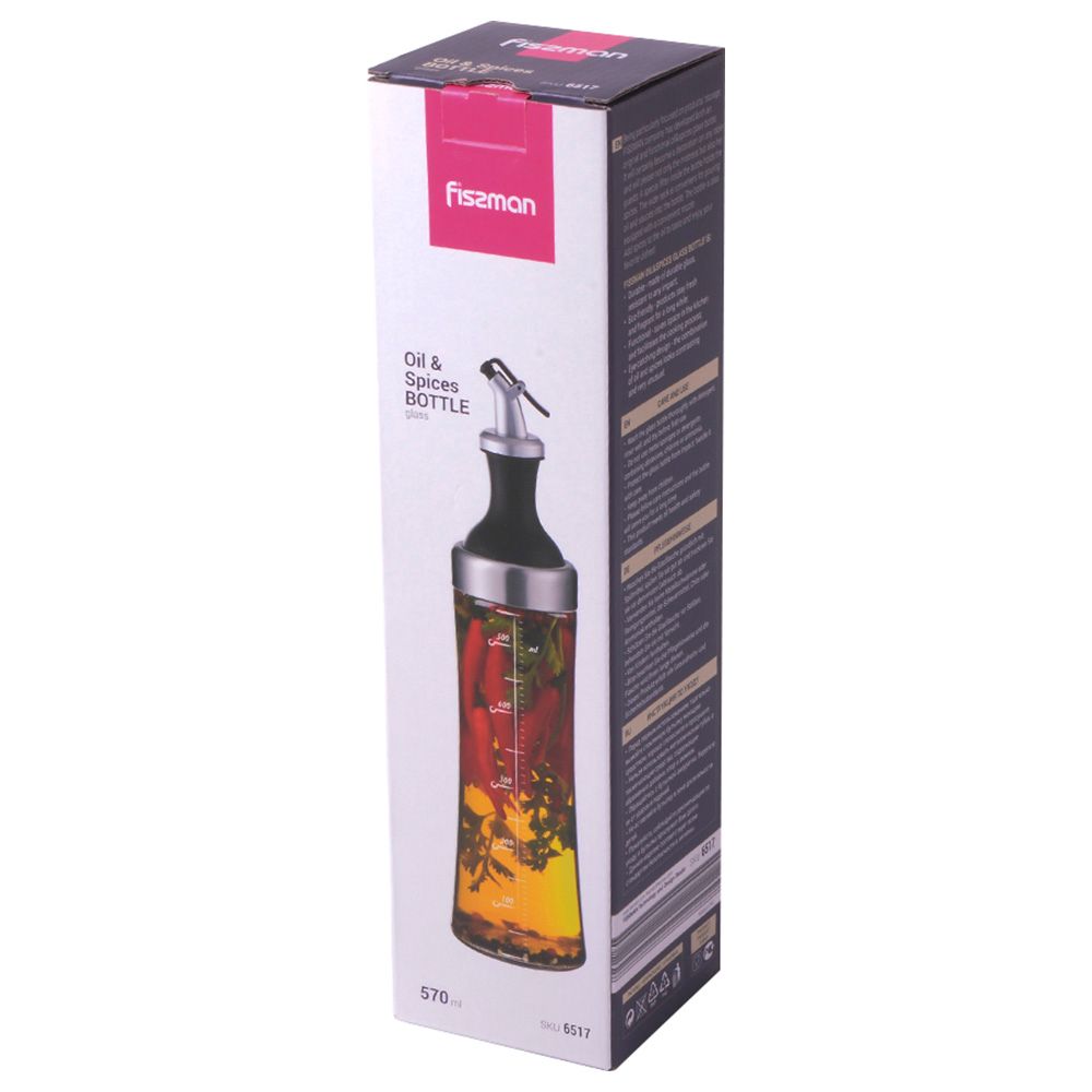 Fissman - Oil & Spices Bottle - Glass - 570ml