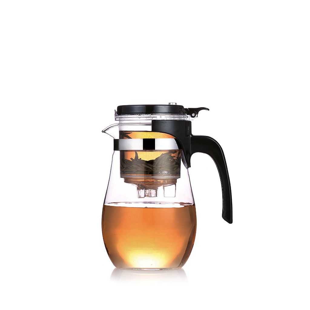 Fissman - Glass Tea Pot - 900ml - Black