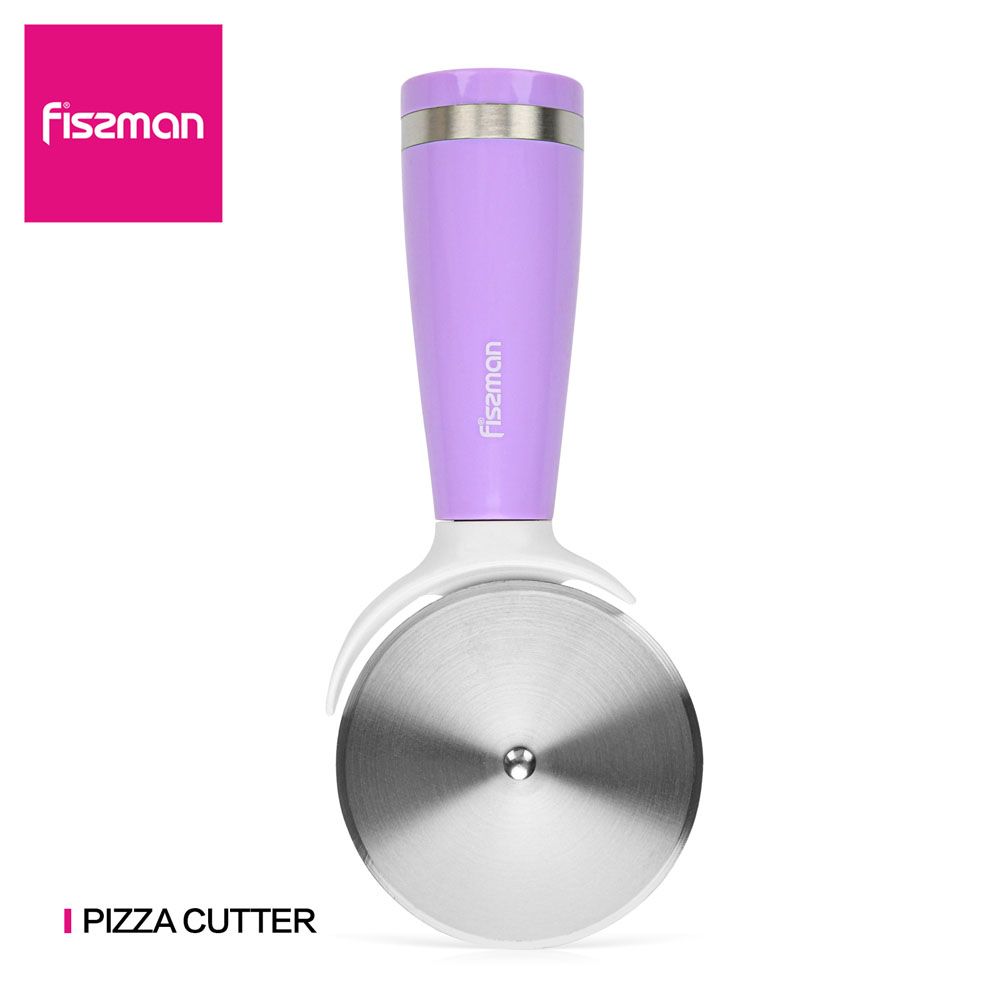 Fissman - Stainless Steel Pizza Cutter - Purple