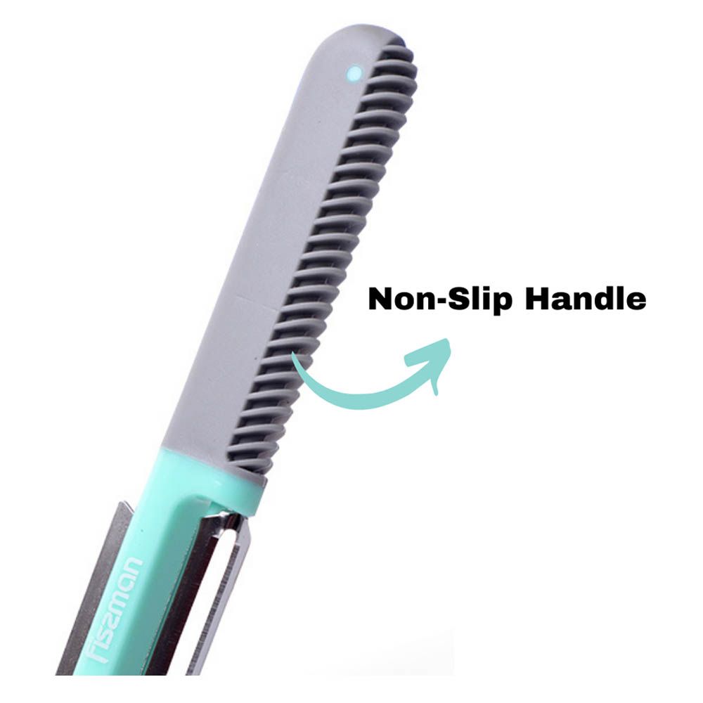 Fissman - P Shape Peeler Kitchen Knife - Mint Green/Grey